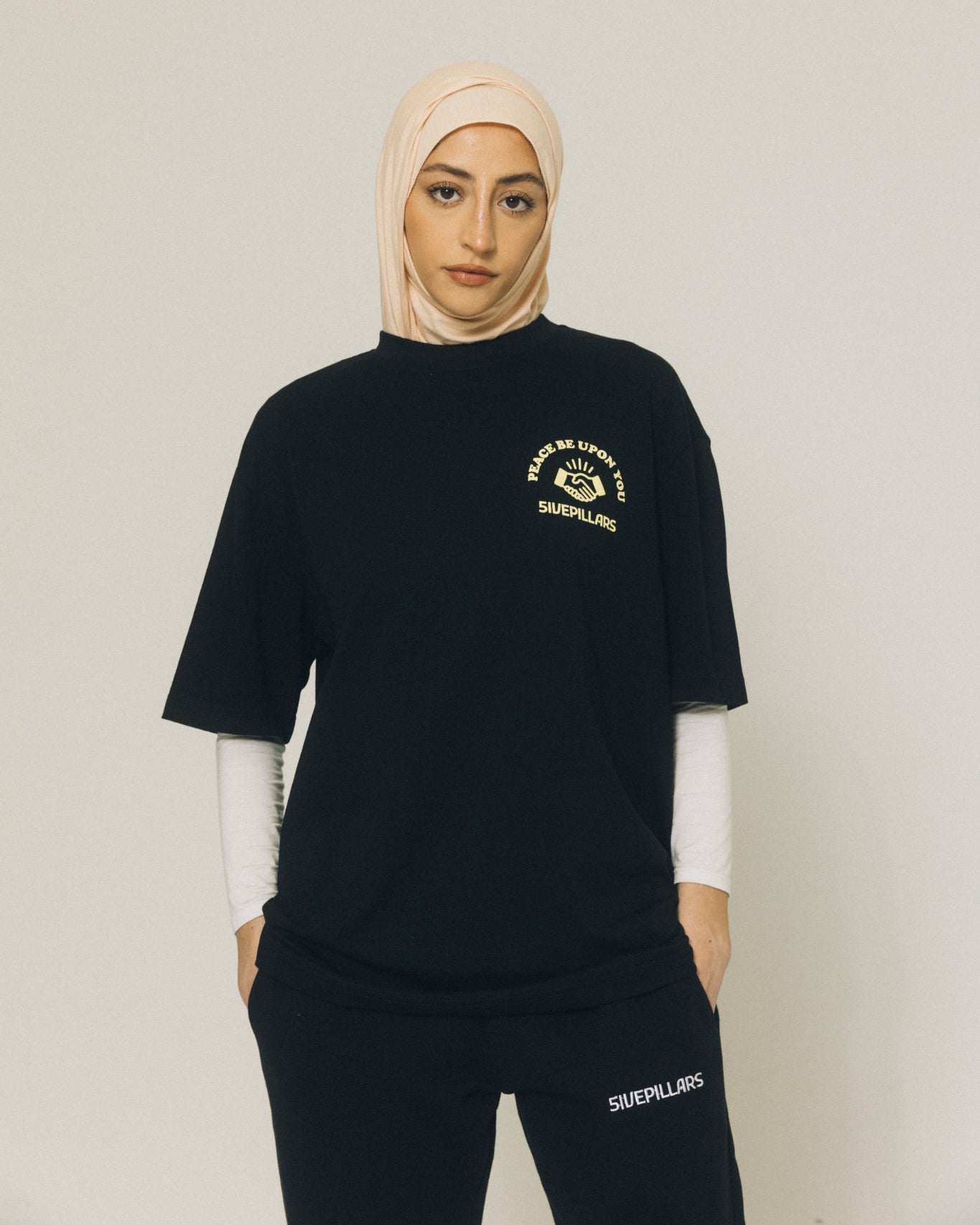 Peace Be Upon You Tee - Black