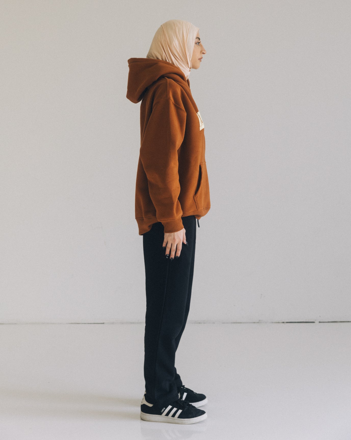 Alhamdulillah Hoodie - Rust Brown