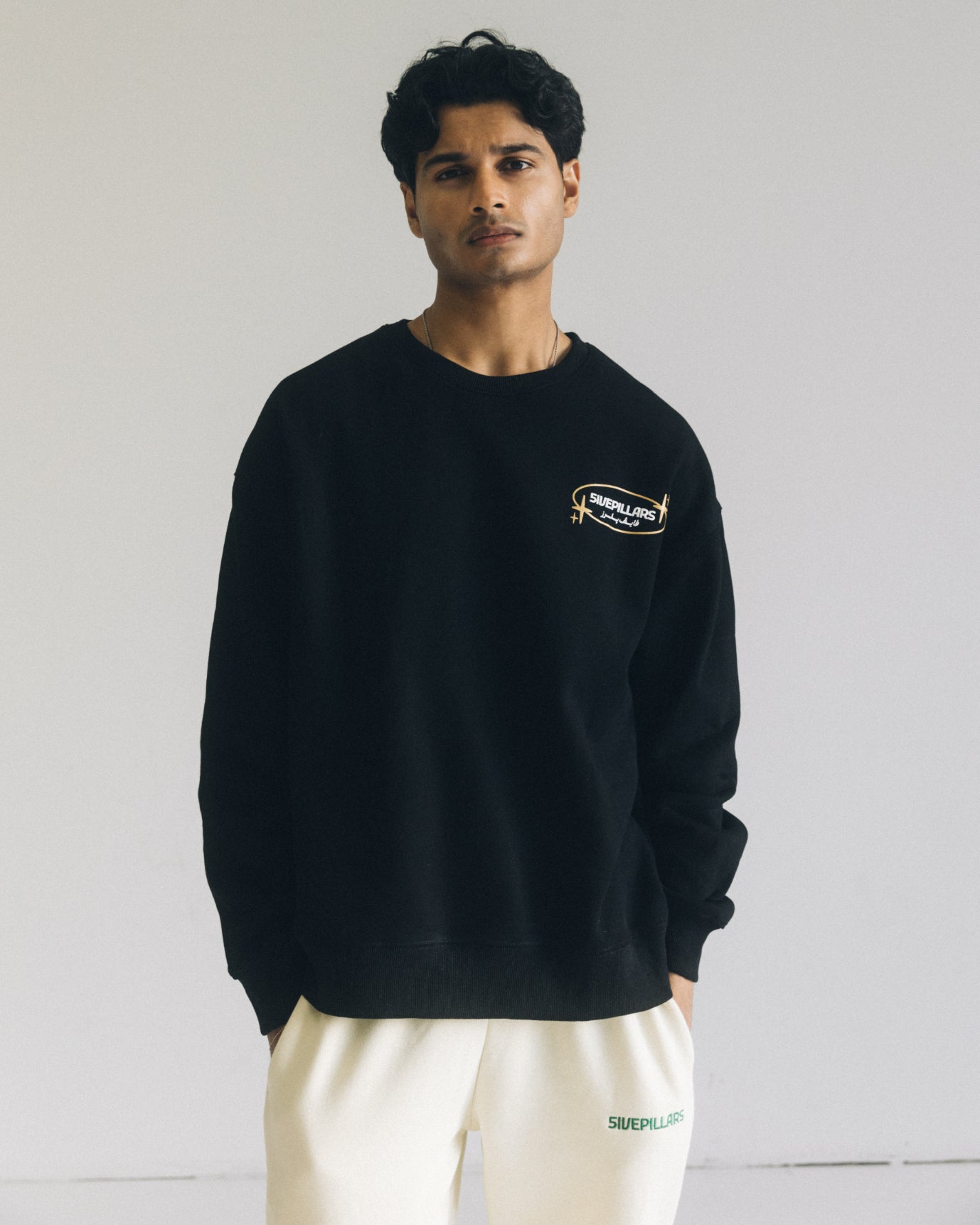 Glad Tidings Crewneck - Black