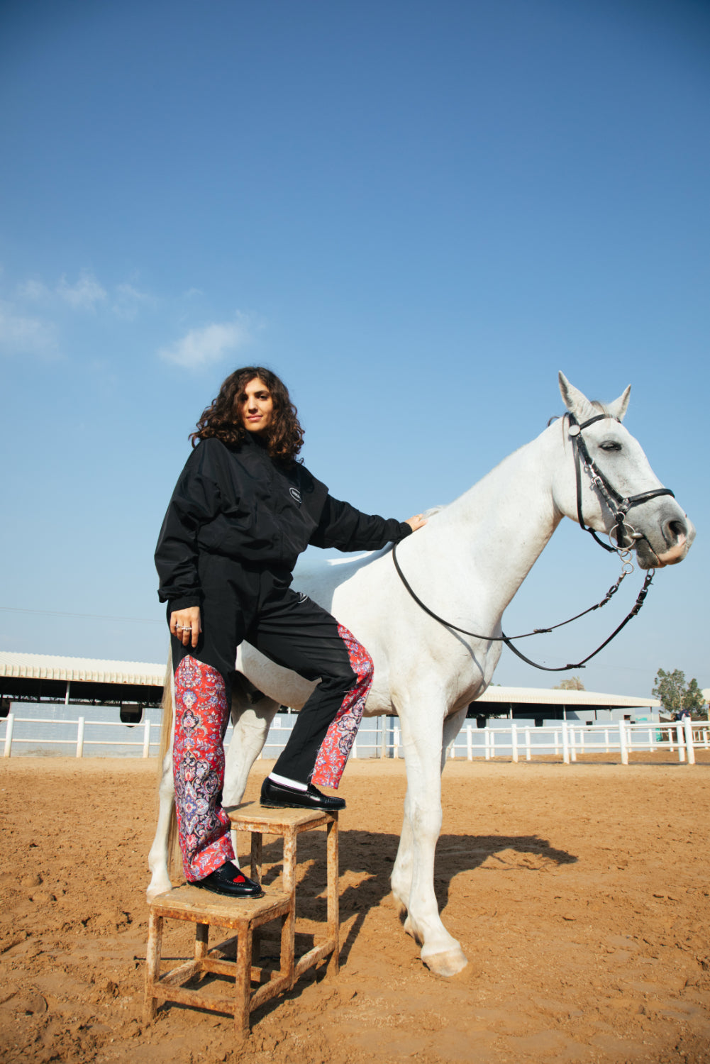 5ivepillars Rug Tracksuit Top - Black