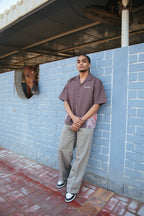 5ivepillars Arch Button Up - Brown