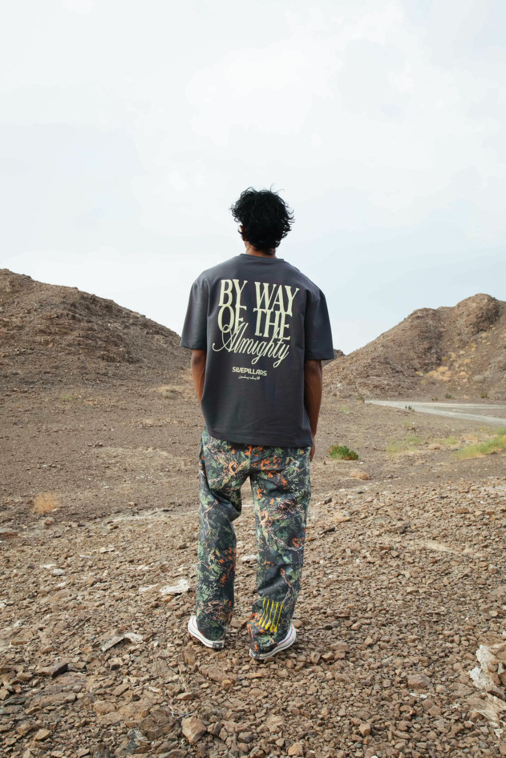 By Way Of The Almighty Tee - Grey