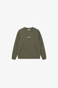 Ribbed Long Sleeve Tee - Washed Green