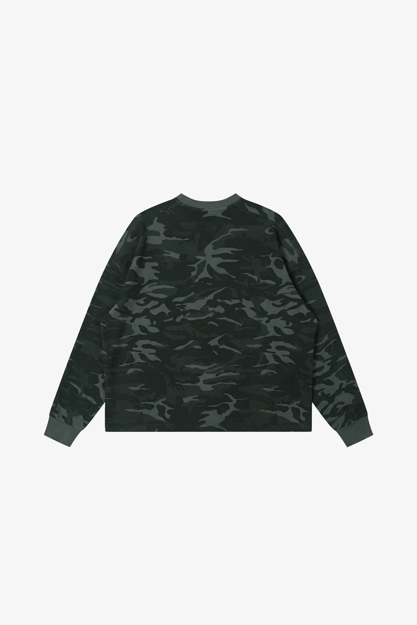 POA Waffle LS Tee - Camo