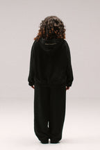 Hub (Love) Zip-Up Hoodie - Black