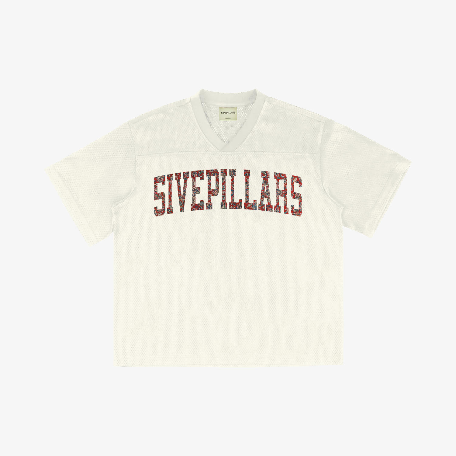 5ivepillars Hockey Tee - Off-White
