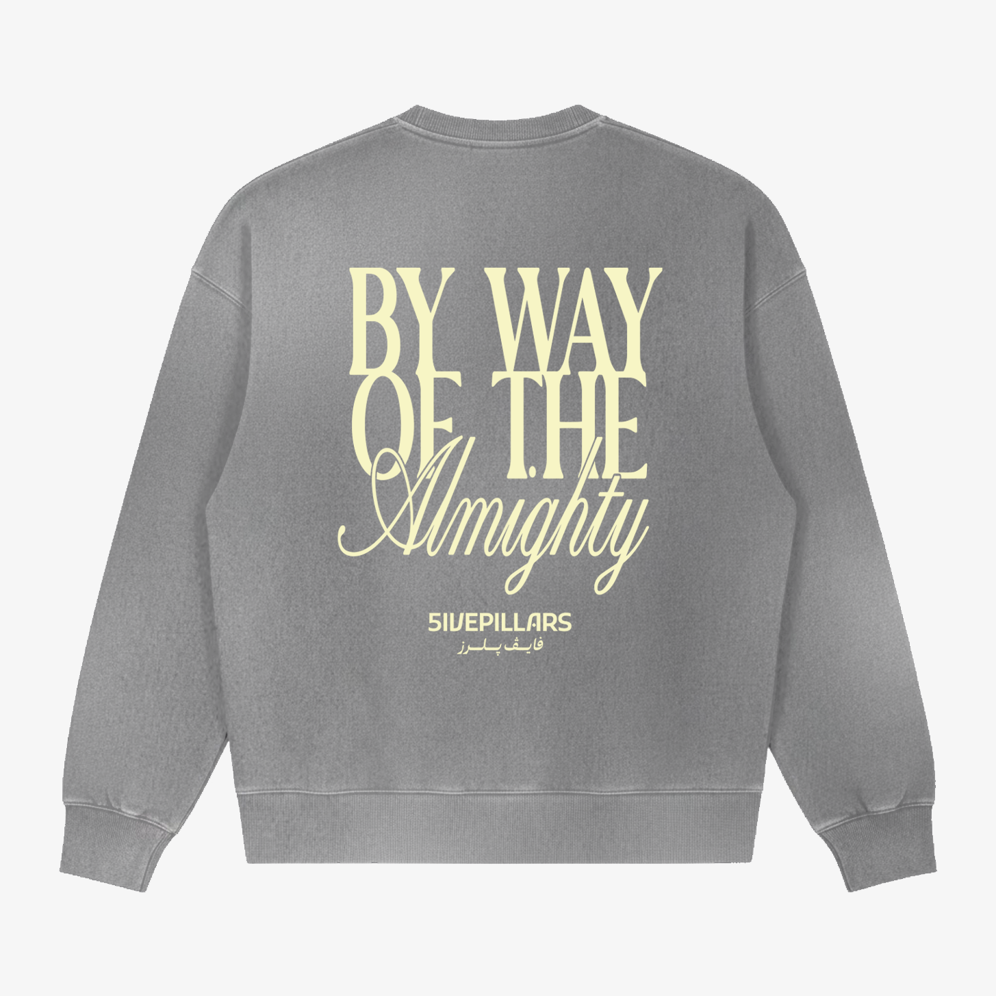 By Way Of The Almighty Crewneck - Grey