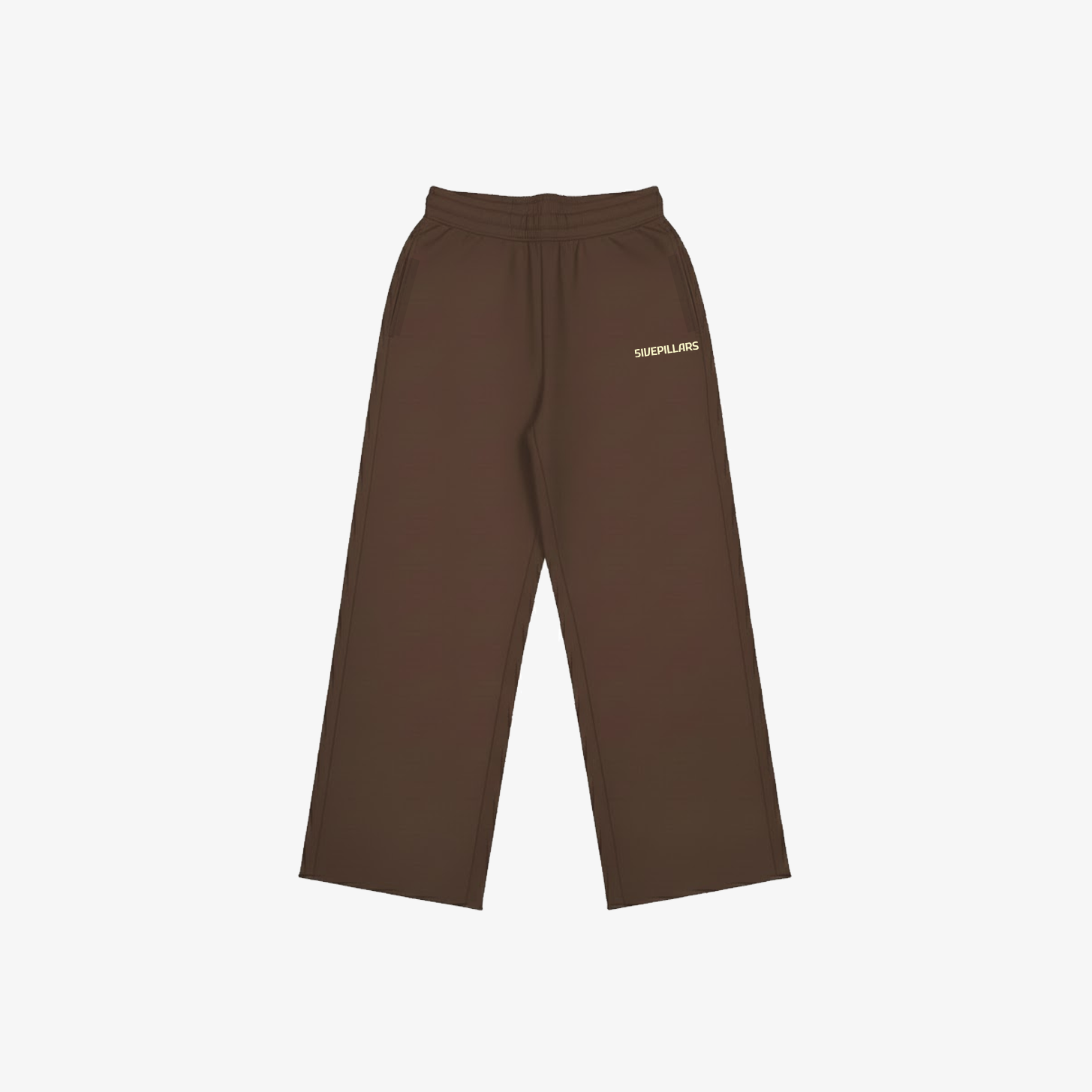 Hub (Love) Relaxed Fit Sweatpants - Brown