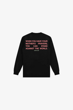 A Mother's Prayer L/S Tee - Black - back
