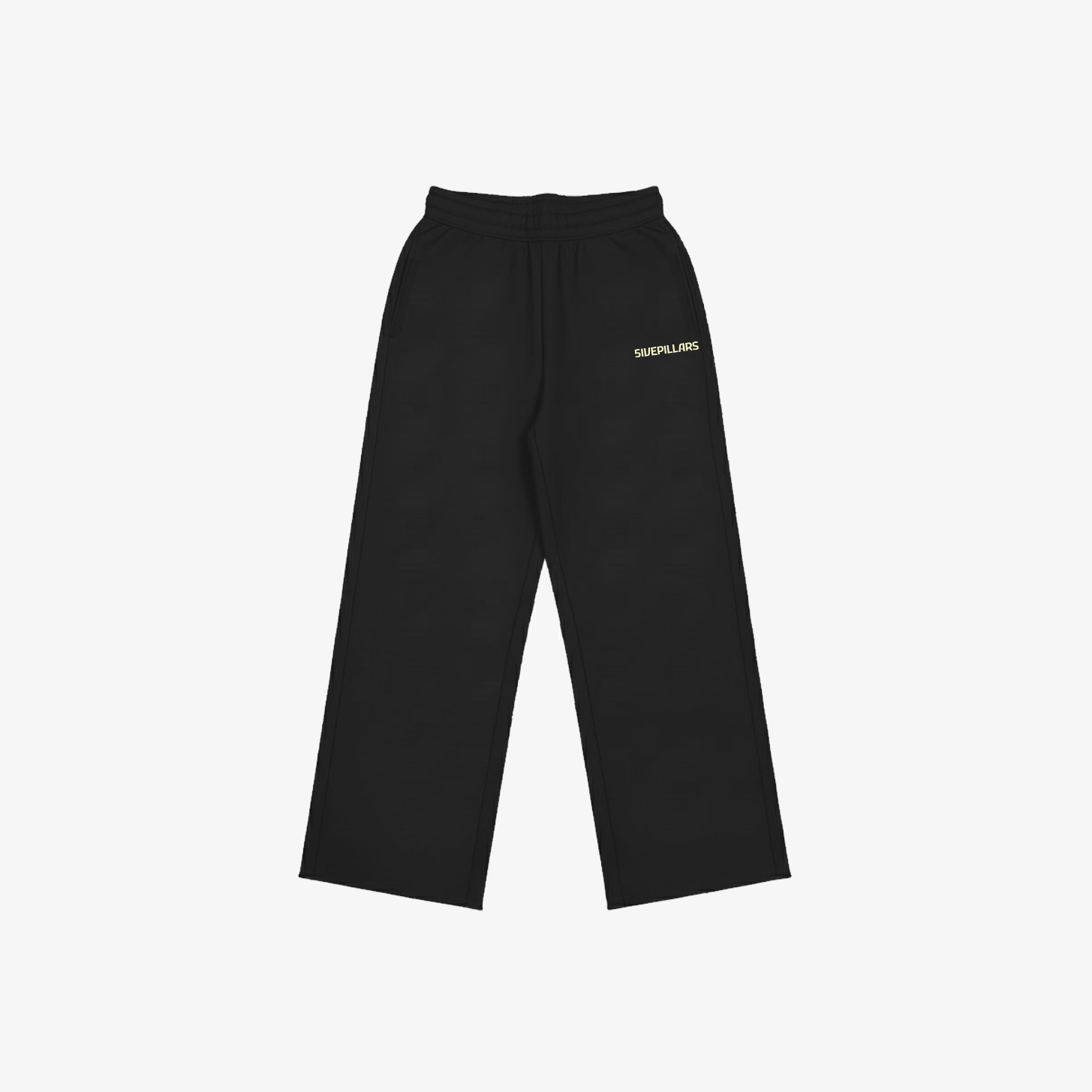 Hub (Love) Relaxed Fit Sweatpants - Washed Black