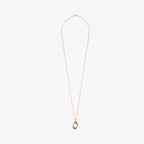 5ivepillars Multicolor Logo Necklace - Rose Gold