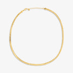 Closer Herringbone Necklace - Gold